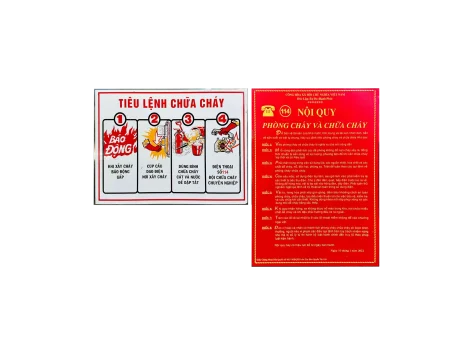BỘ TIÊU LỆNH – NỘI QUY PCCC
