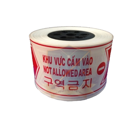 Dây cảnh báo trắng đỏ