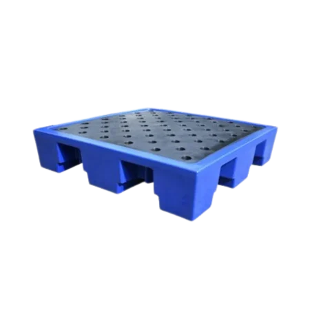 Pallet chứa hóa chất xanh