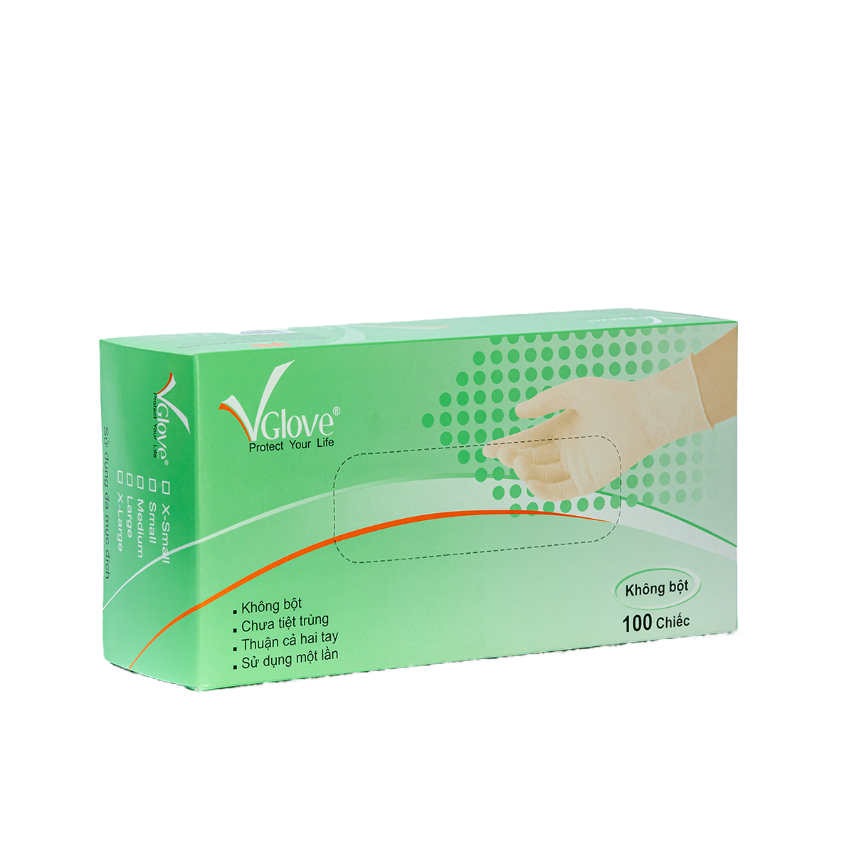 Găng Tay Y Tế VGLOVE Khải Hoàn ( Hộp 100 cái)