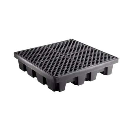 Pallet chứa hóa chất đen