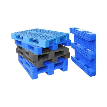 Pallet nhựa xanh - xám