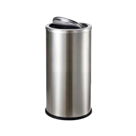 Thùng rác inox nắp lật